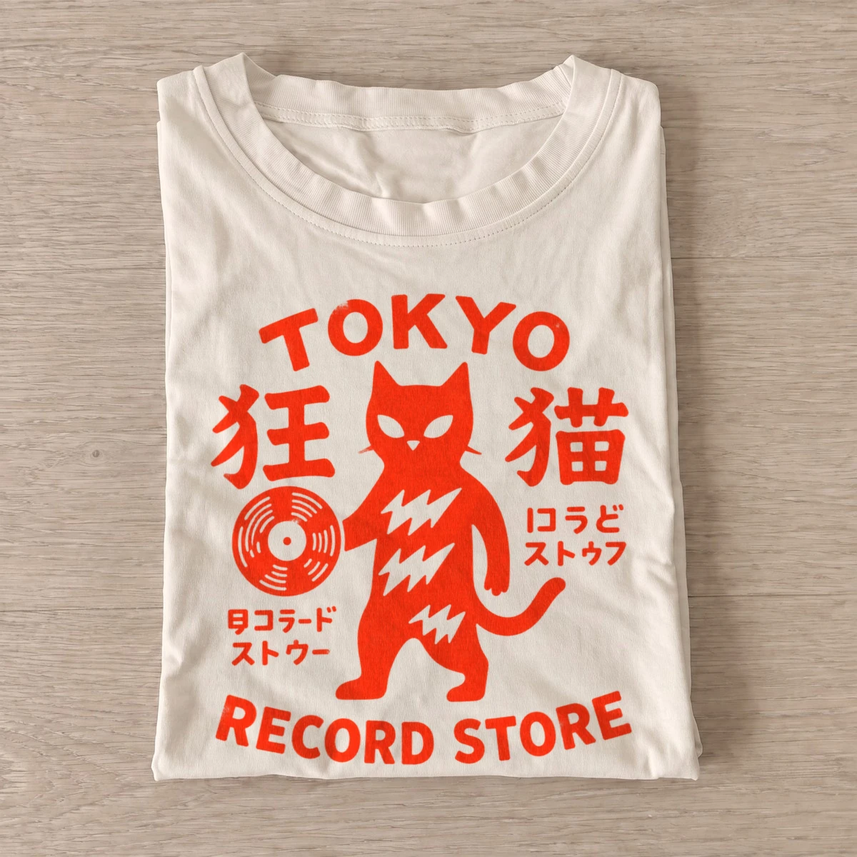 Tokyo record cat t shirt sand20tokyo record cat.webp