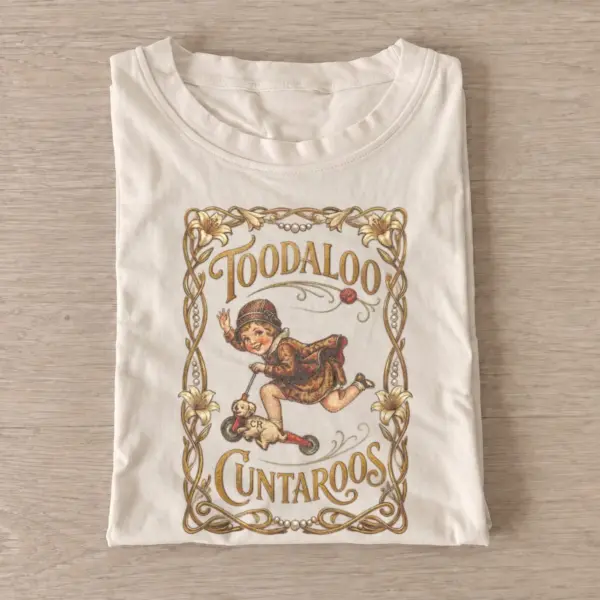 Toodaloo cuntaroos graphic t shirt sand20toodaloo.webp