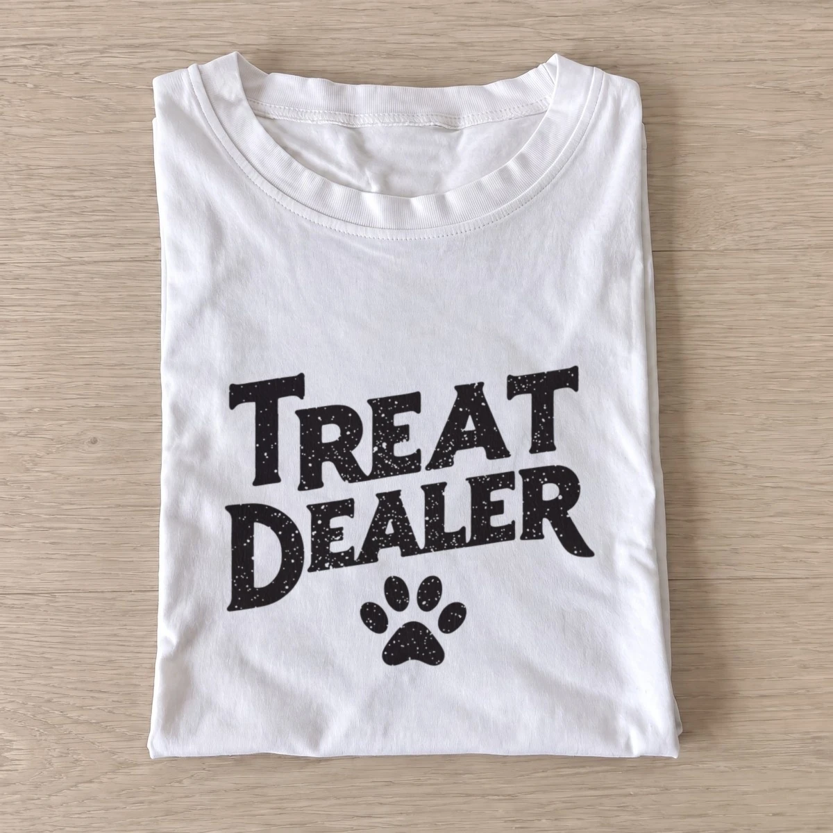 Treat dealer paw t shirt white20treat dealer paw.webp