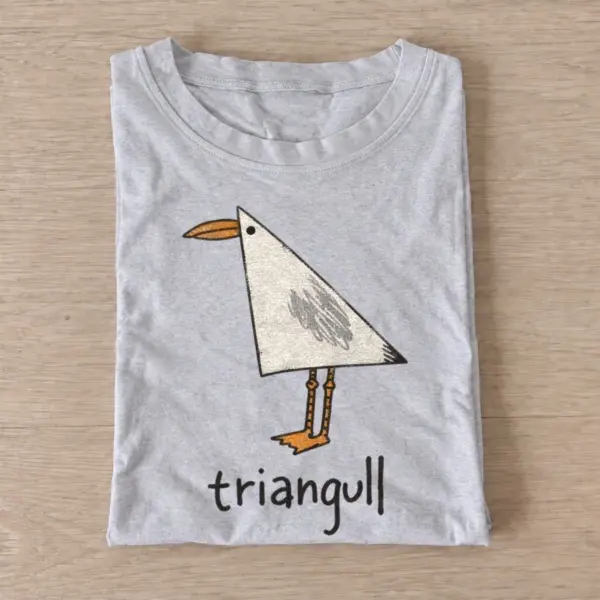 Triangull geometric seagull t shirt gray20triangull.webp