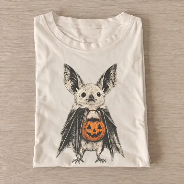 Trick or treat bat graphic t shirt sand20trick or treat bat.webp