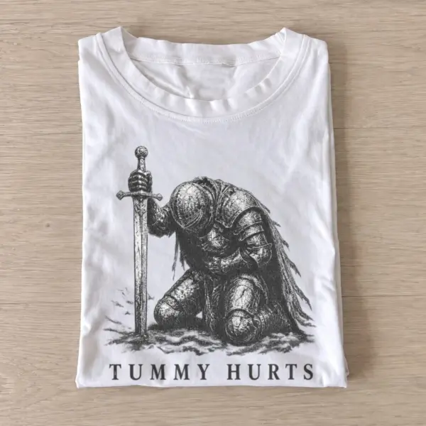Tummy hurts knight t shirt white20tummy hurts knight.webp