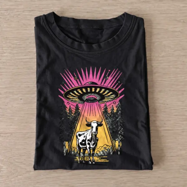 Ufo cow abduction t shirt black20ufo cow abduction.webp