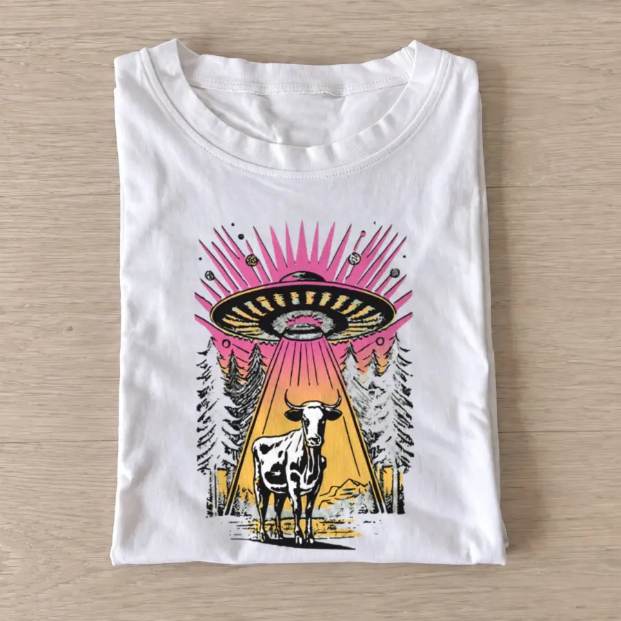 Ufo cow abduction t shirt white20ufo cow abduction.webp