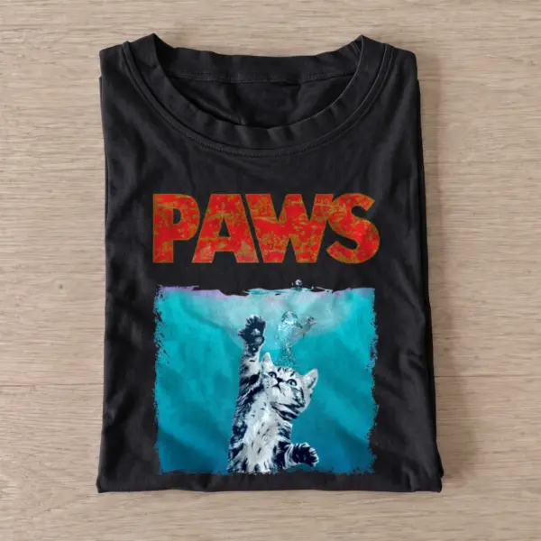 Underwater paws t shirt black20underwater paws.webp