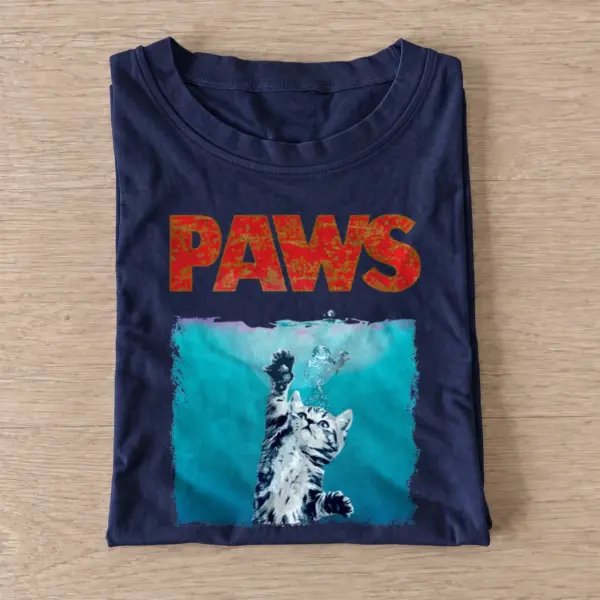Underwater paws t shirt navy20underwater paws.webp