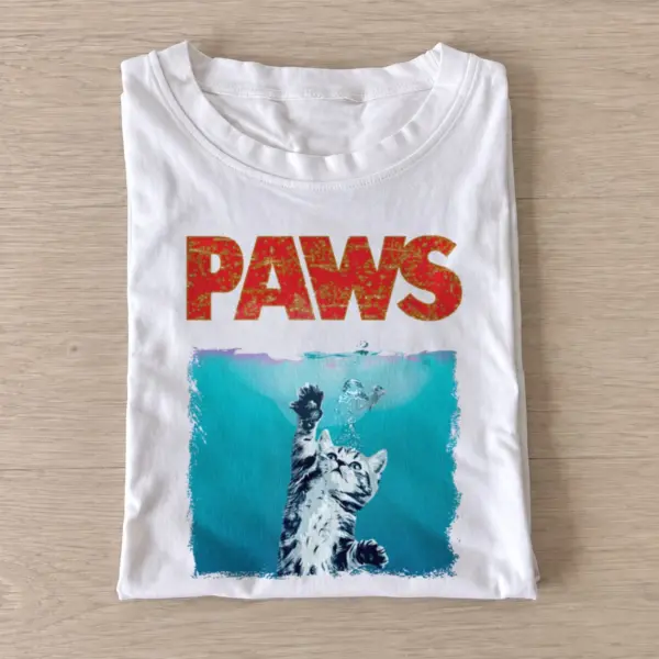 Underwater paws t shirt white20underwater paws.webp