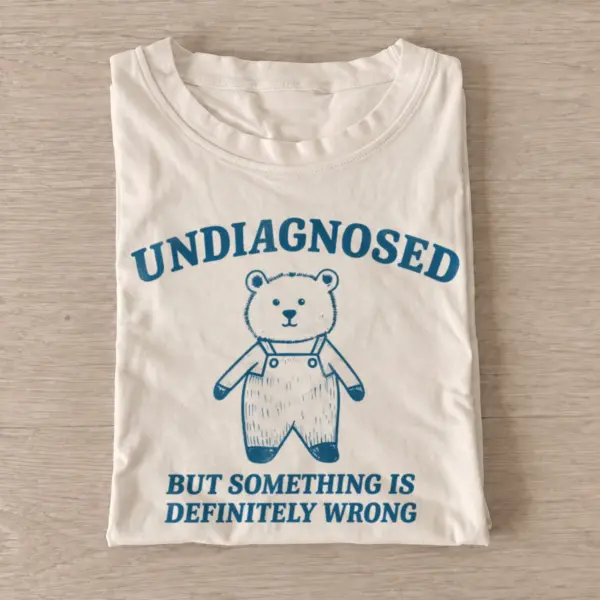 Undiagnosed bear graphic t shirt sand20undiagnosed bear.webp