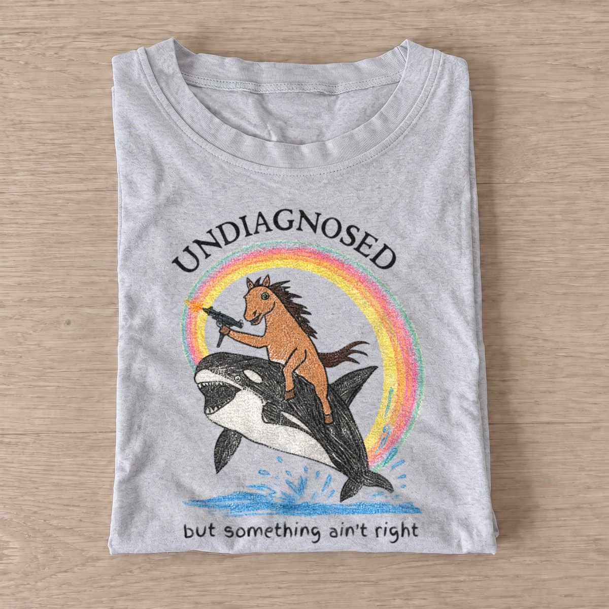 Undiagnosed orca rider t shirt gray20undiagnosed orca rider.webp