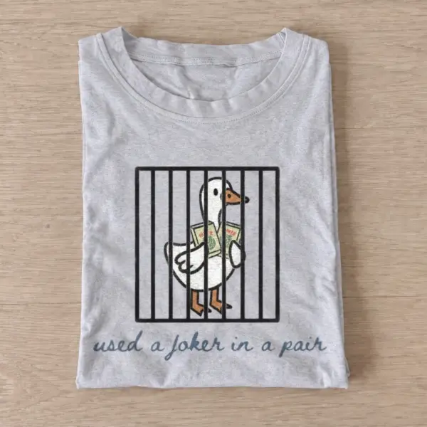 Used a joker in a pair jailed goose t shirt gray20jailed joker goose.webp