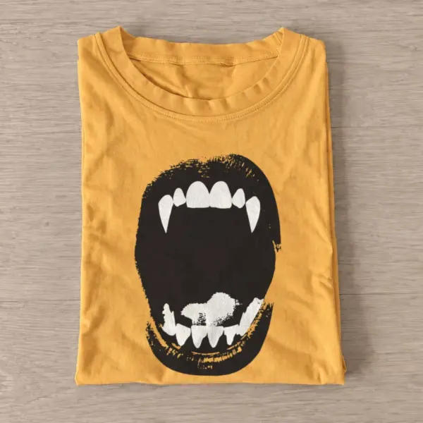 Vampire fangs t shirt gold20vampire fangs.webp