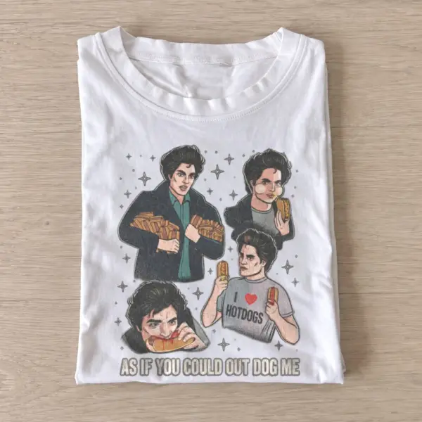 Vampire hotdog club as if you could out dog me t shirt white20vampire hotdog club.webp