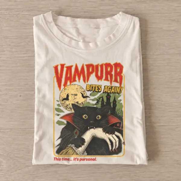 Vampurr bites again vampire cat t shirt sand20vampire cat bites.webp