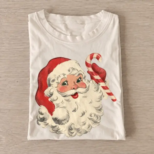 Vintage candy cane santa t shirt sand20candy cane santa.webp