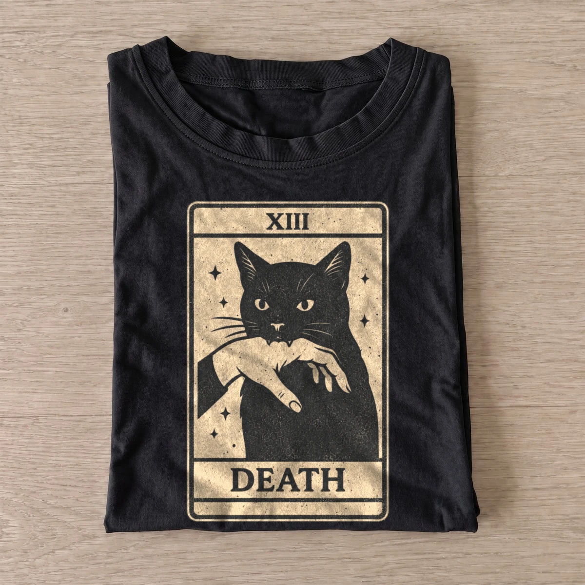 Vintage death cat tarot t shirt black20vintage death cat.webp