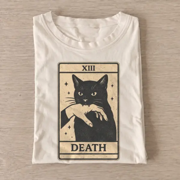 Vintage death cat tarot t shirt sand20vintage death cat.webp