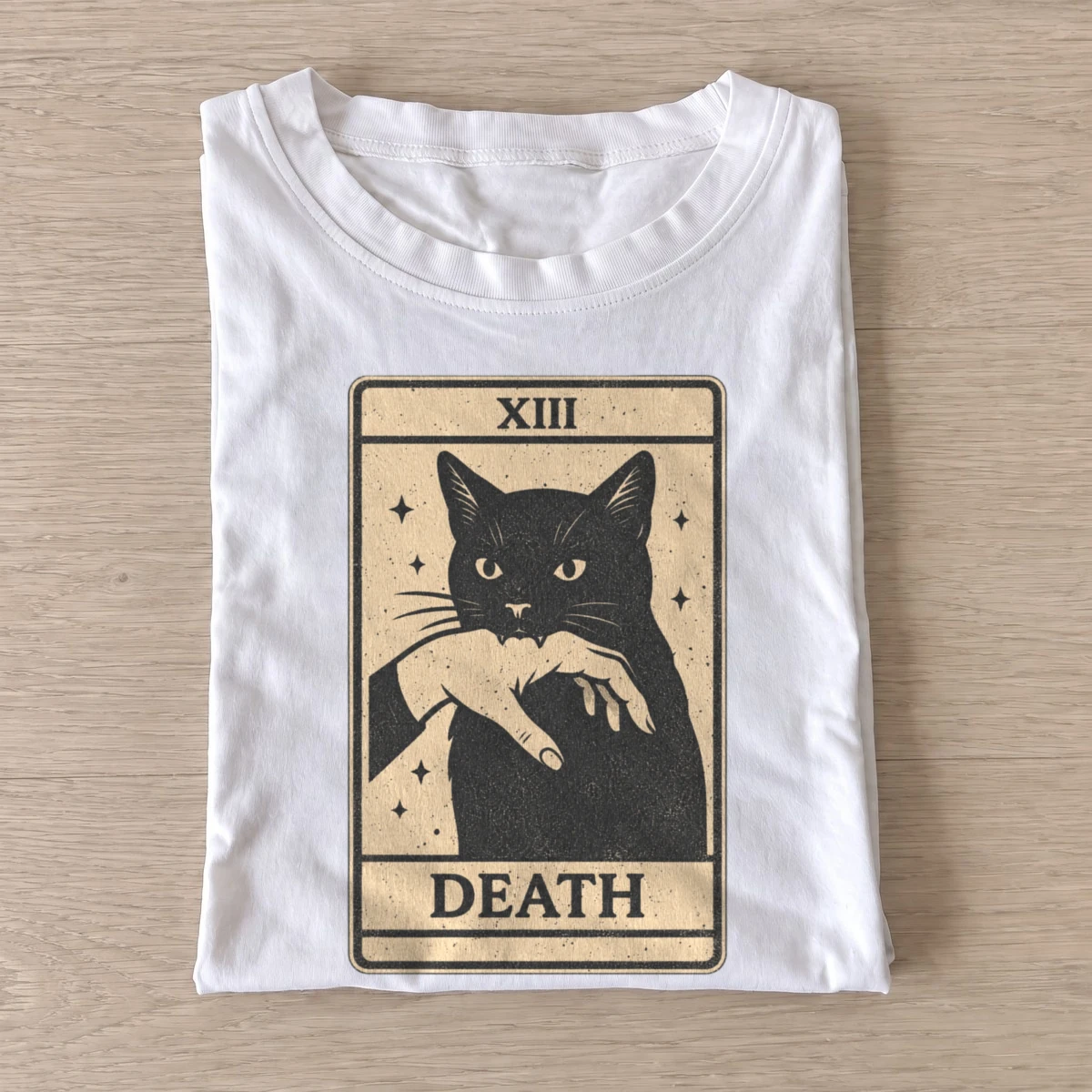 Vintage death cat tarot t shirt white20vintage death cat.webp