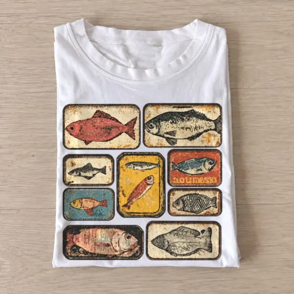 Vintage fish tiles t shirt white20vintage fish tiles.webp