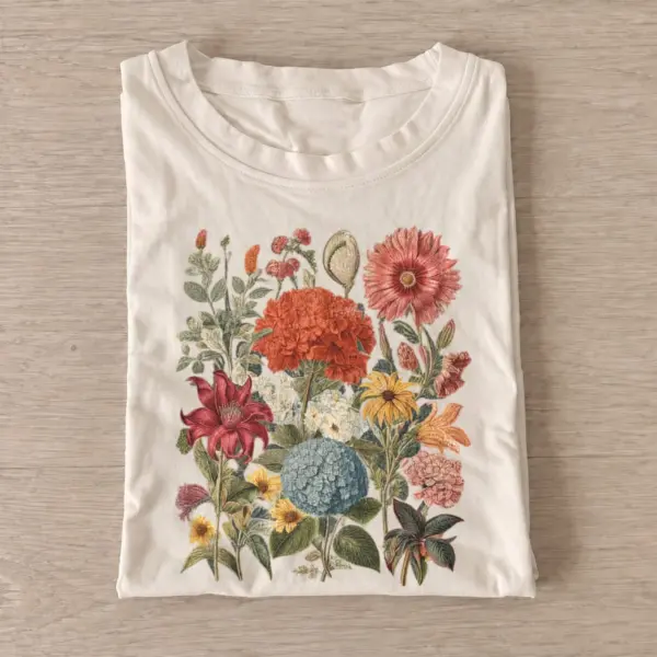 Vintage floral bouquet t shirt sand20vintage floral bouquet.webp