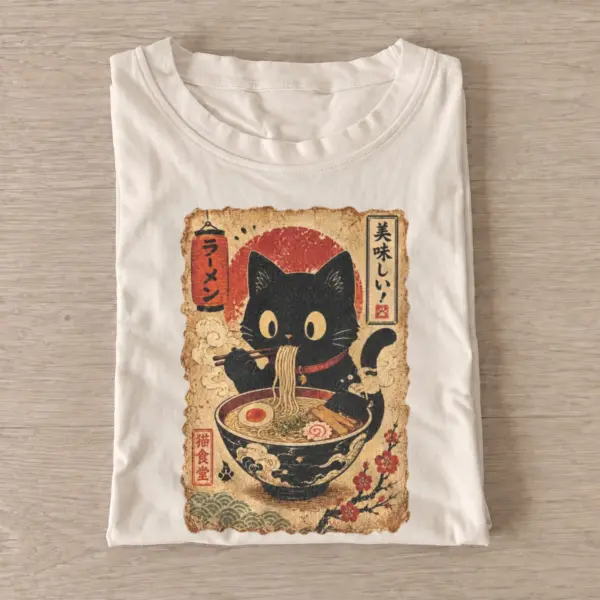 Vintage ramen cat t shirt sand20vintage ramen cat.webp