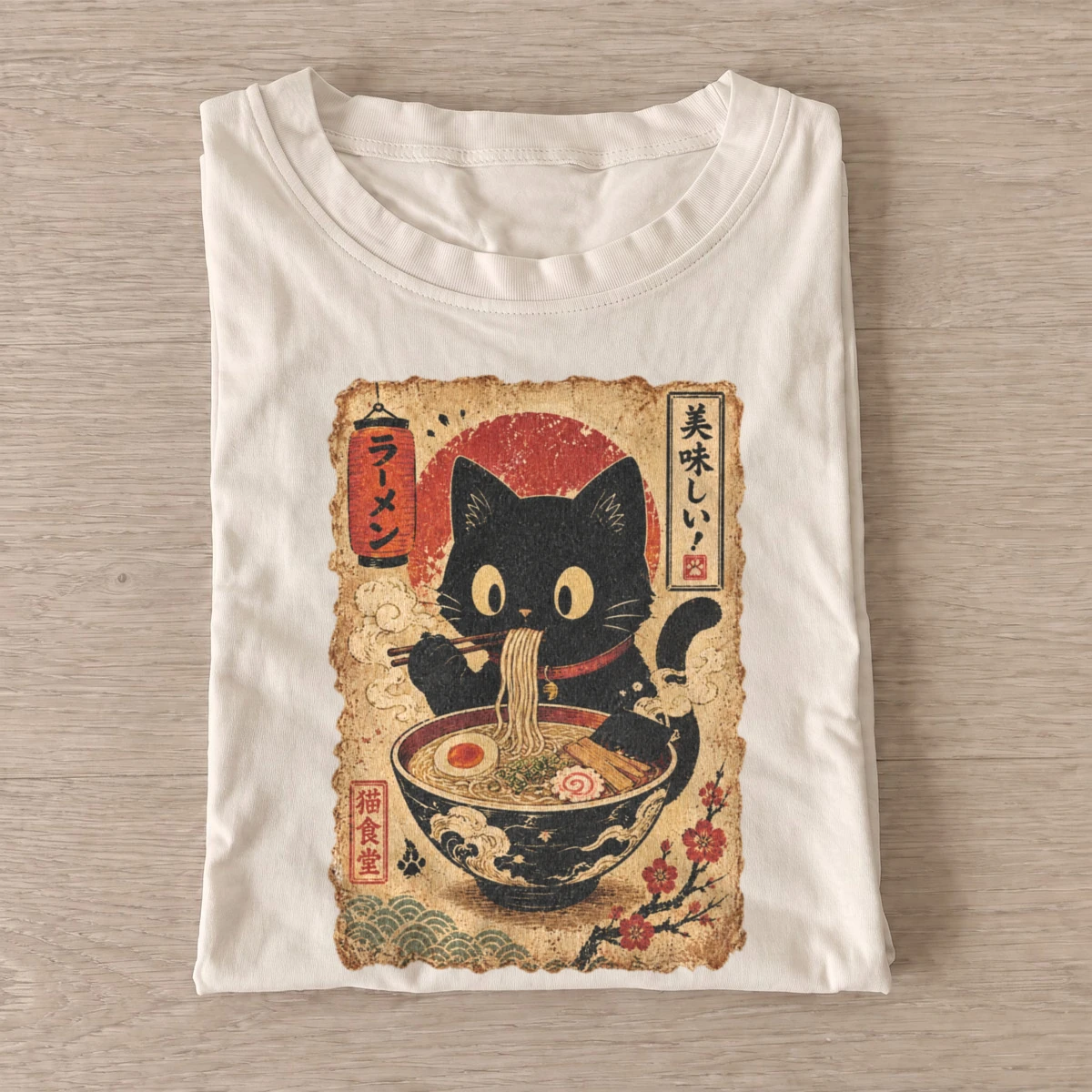 Vintage ramen cat t shirt sand20vintage ramen cat.webp
