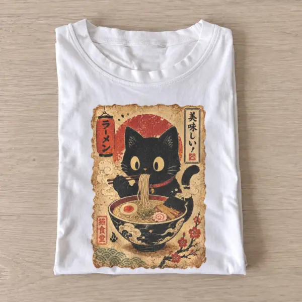 Vintage ramen cat t shirt white20vintage ramen cat.webp