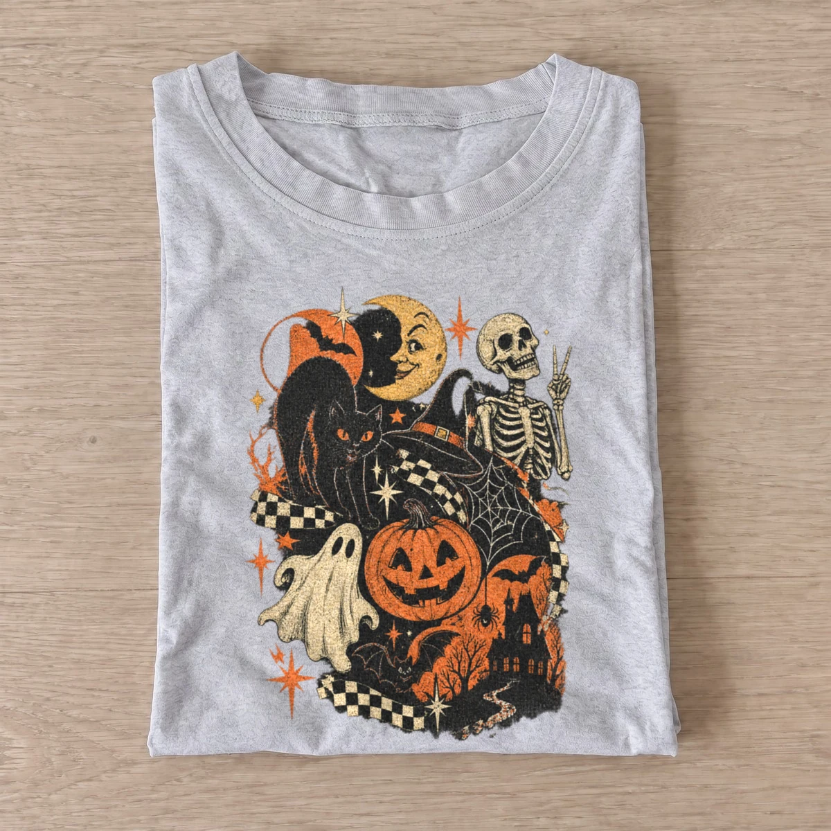 Vintage spooky gathering halloween t shirt gray20vintage spooky gathering.webp