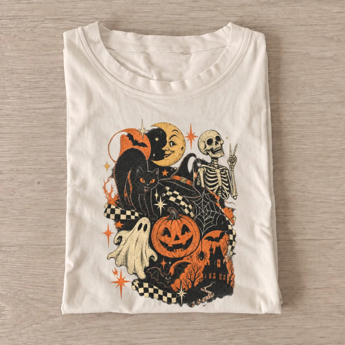 Vintage spooky gathering halloween t shirt sand20vintage spooky gathering.webp