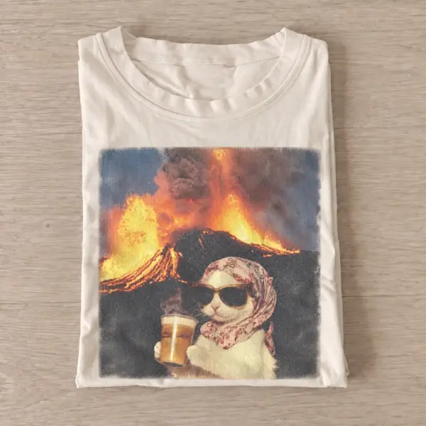 Volcano capybara t shirt sand20volcano capybara.webp