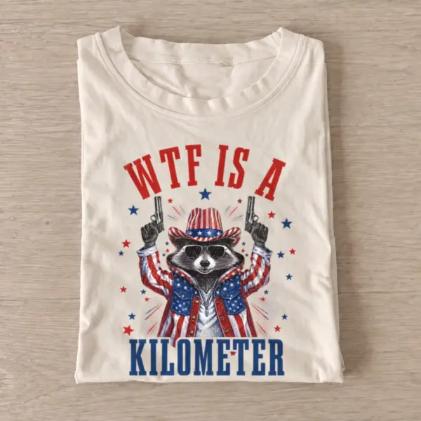 Wtf is a kilometer patriotic raccoon t shirt sand20kilometer patriot raccoon.webp
