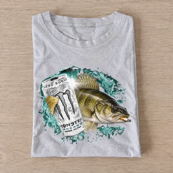 Walleye energy t shirt gray20walleye energy.webp