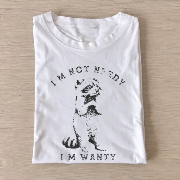 Wanty raccoon t shirt white20wanty raccoon.webp