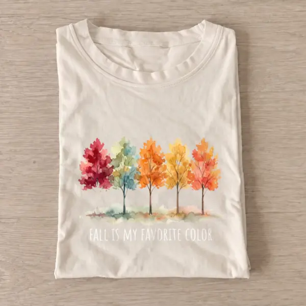 Watercolor autumn tree lineup t shirt sand20watercolor autumn tree lineup.webp