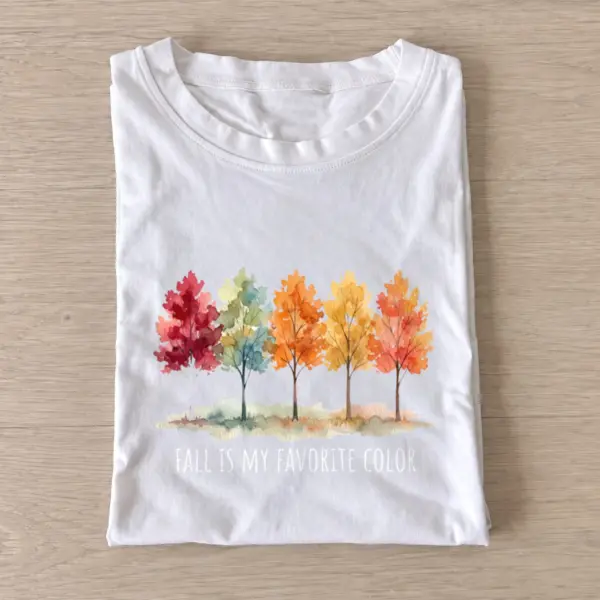 Watercolor autumn tree lineup t shirt white20watercolor autumn tree lineup.webp
