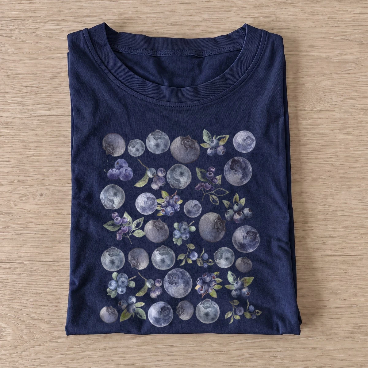 Watercolor blueberry pattern t shirt navy20watercolor blueberry pattern.webp