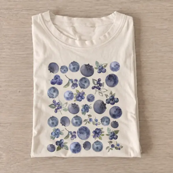 Watercolor blueberry pattern t shirt sand20watercolor blueberry pattern.webp