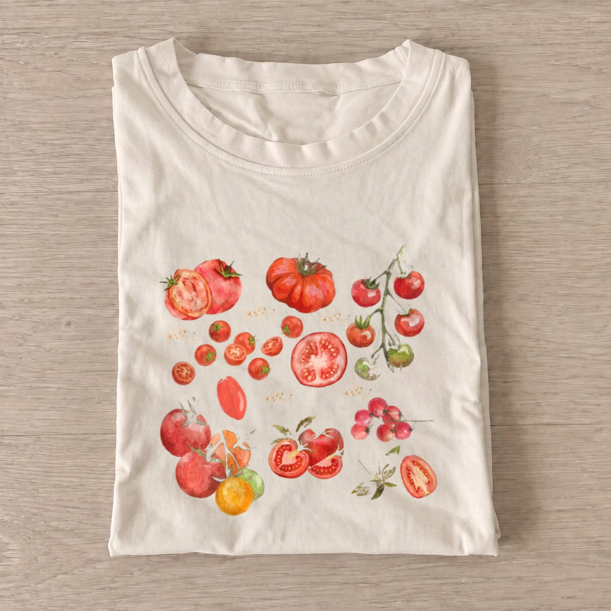 Watercolor tomato pattern t shirt sand20watercolor tomato pattern.webp