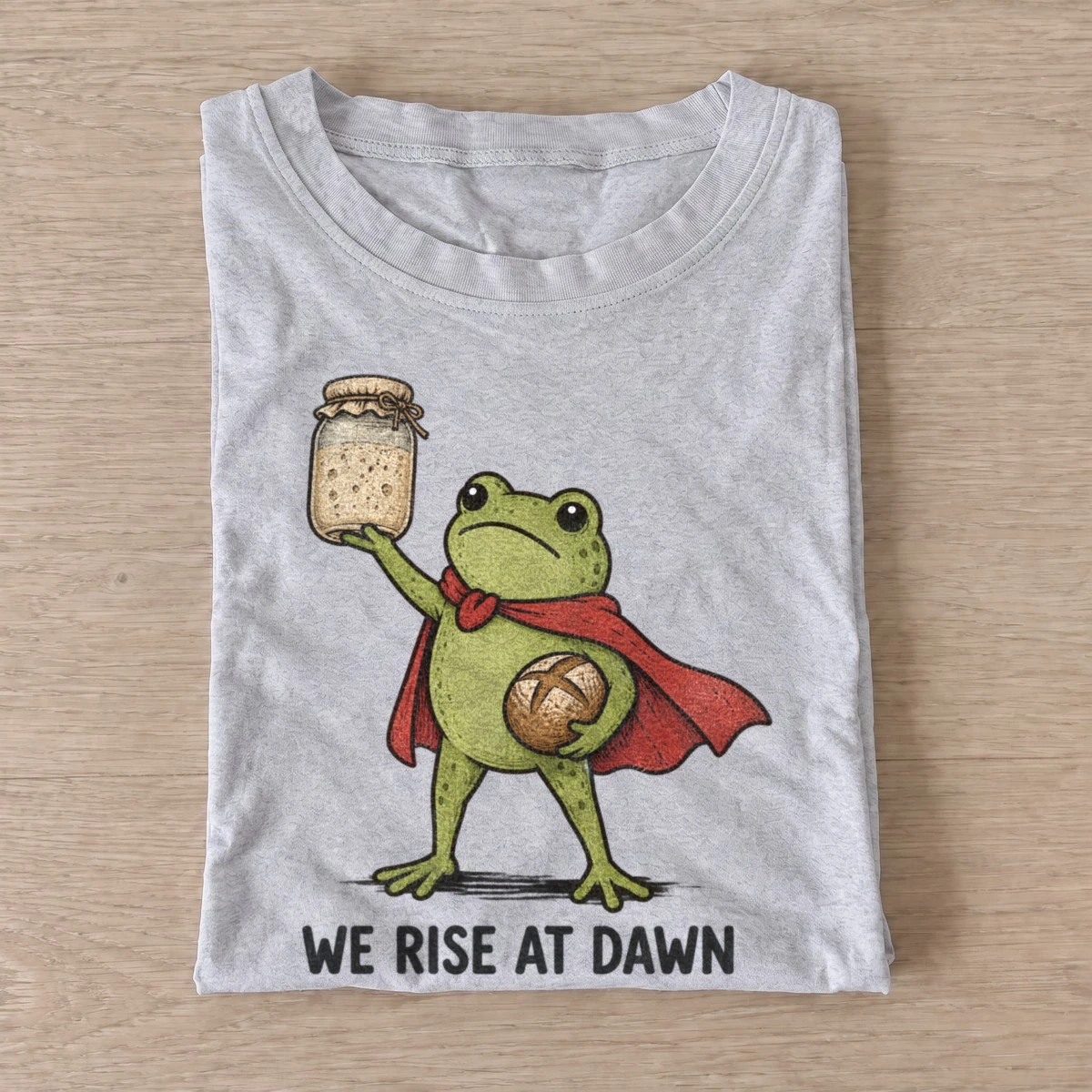 We rise at dawn frog t shirt gray20rise at dawn frog.webp