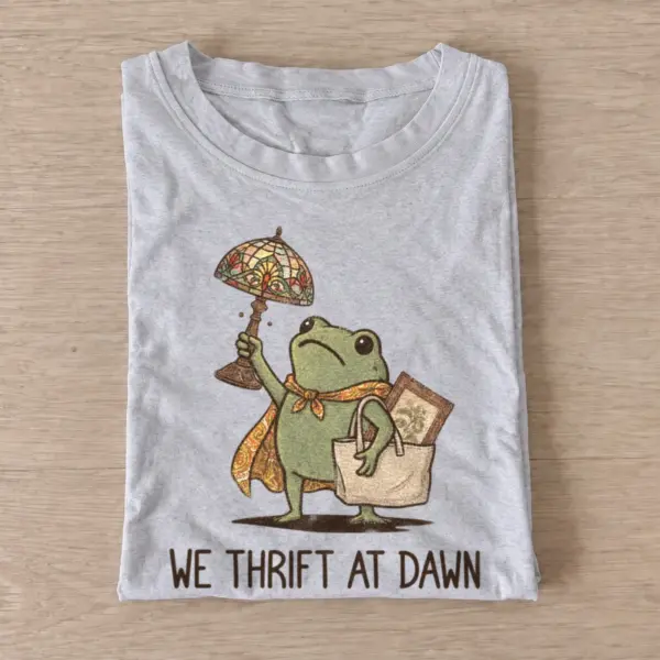 We thrift at dawn frog t shirt gray20thrift at dawn frog.webp