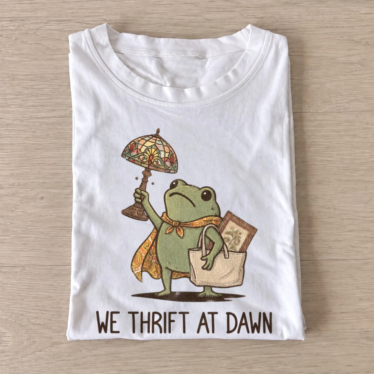 We thrift at dawn frog t shirt white20thrift at dawn frog.webp