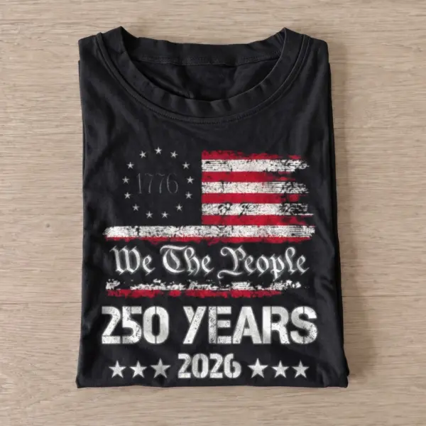 We the people 250 years 1776 2026 anniversary t shirt black20we the people anniversary.webp