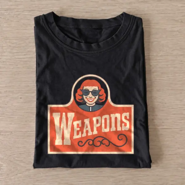 Weapons retro sign t shirt black20weapons retro sign.webp