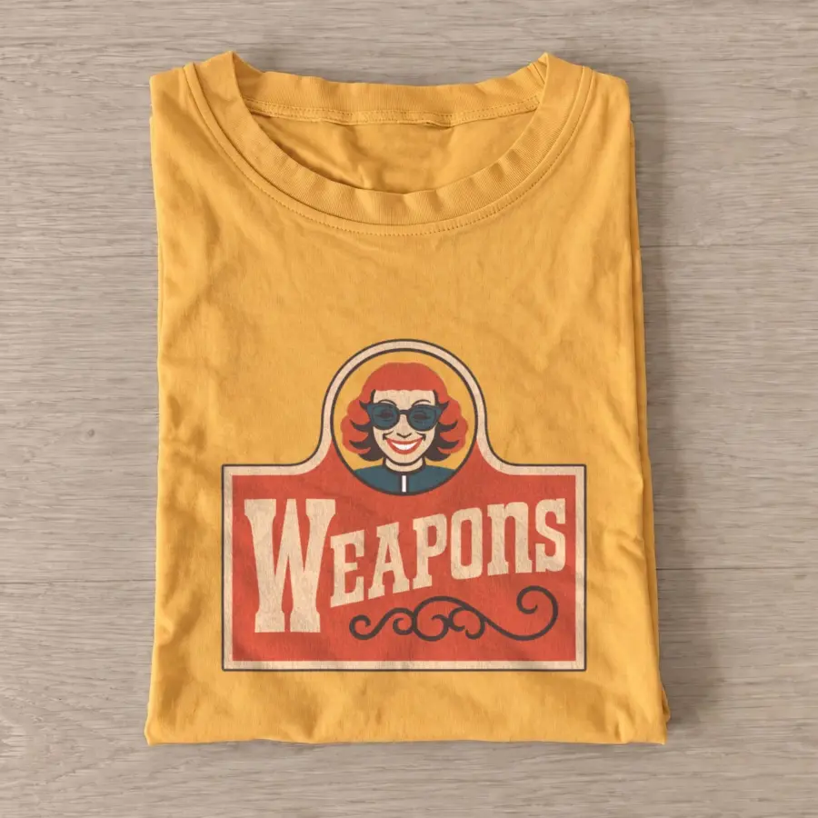 Weapons t shirt gold20weapons.webp