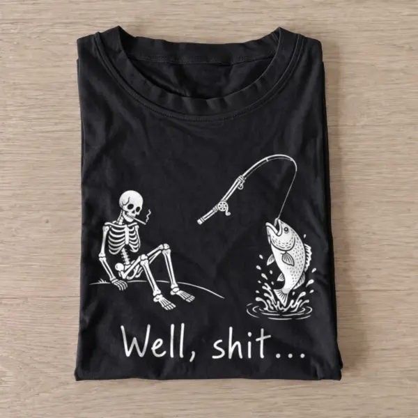 Well shit fishing t shirt black20well shit fishing.webp