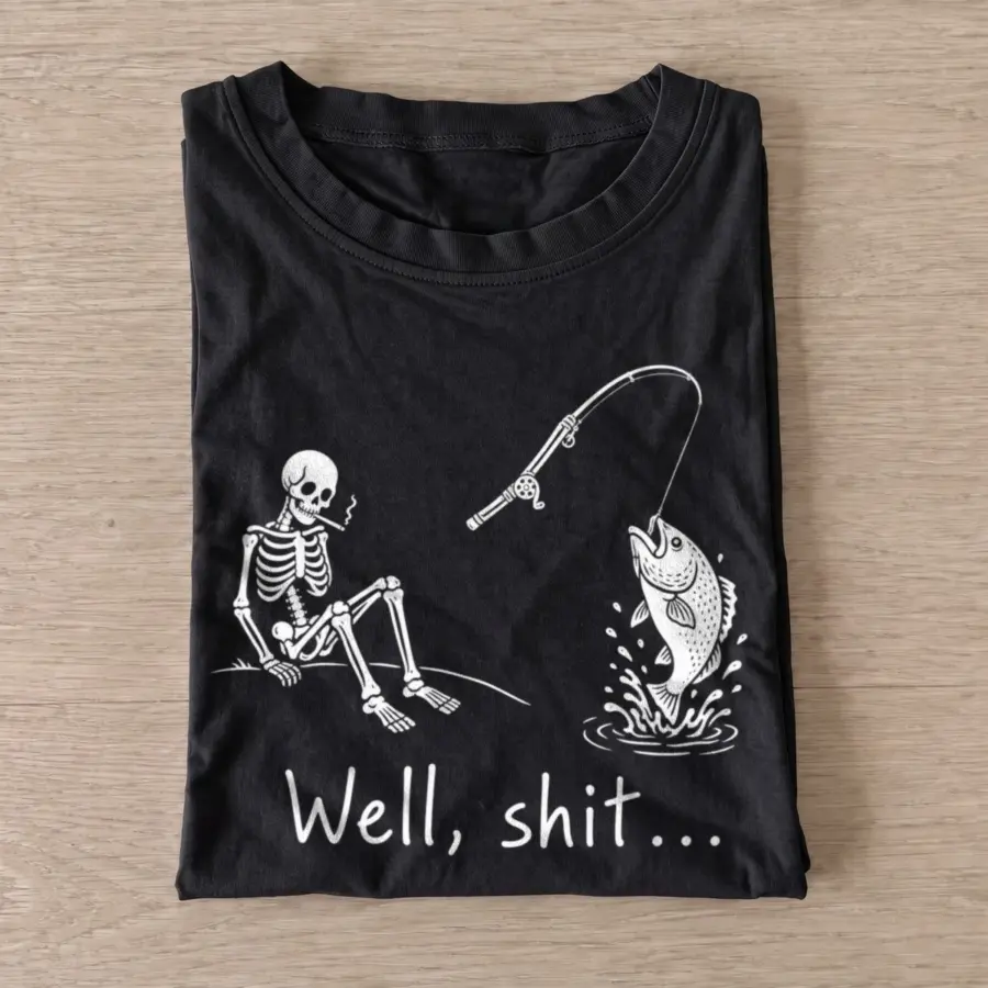 Well shit fishing t shirt black20well shit fishing.webp