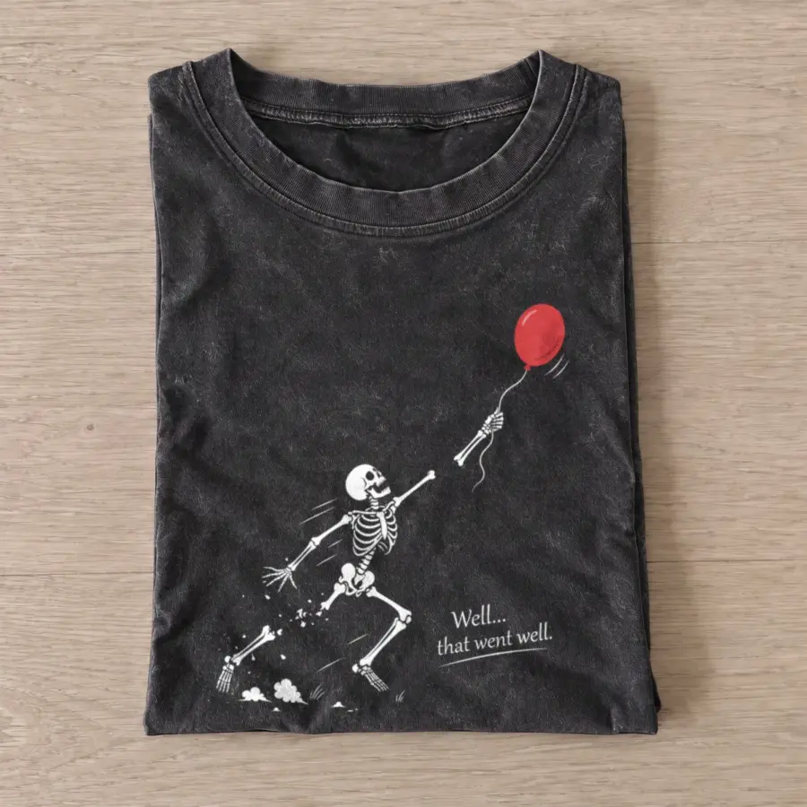 Well that went well vintage t shirt washed20black20well that went well.webp