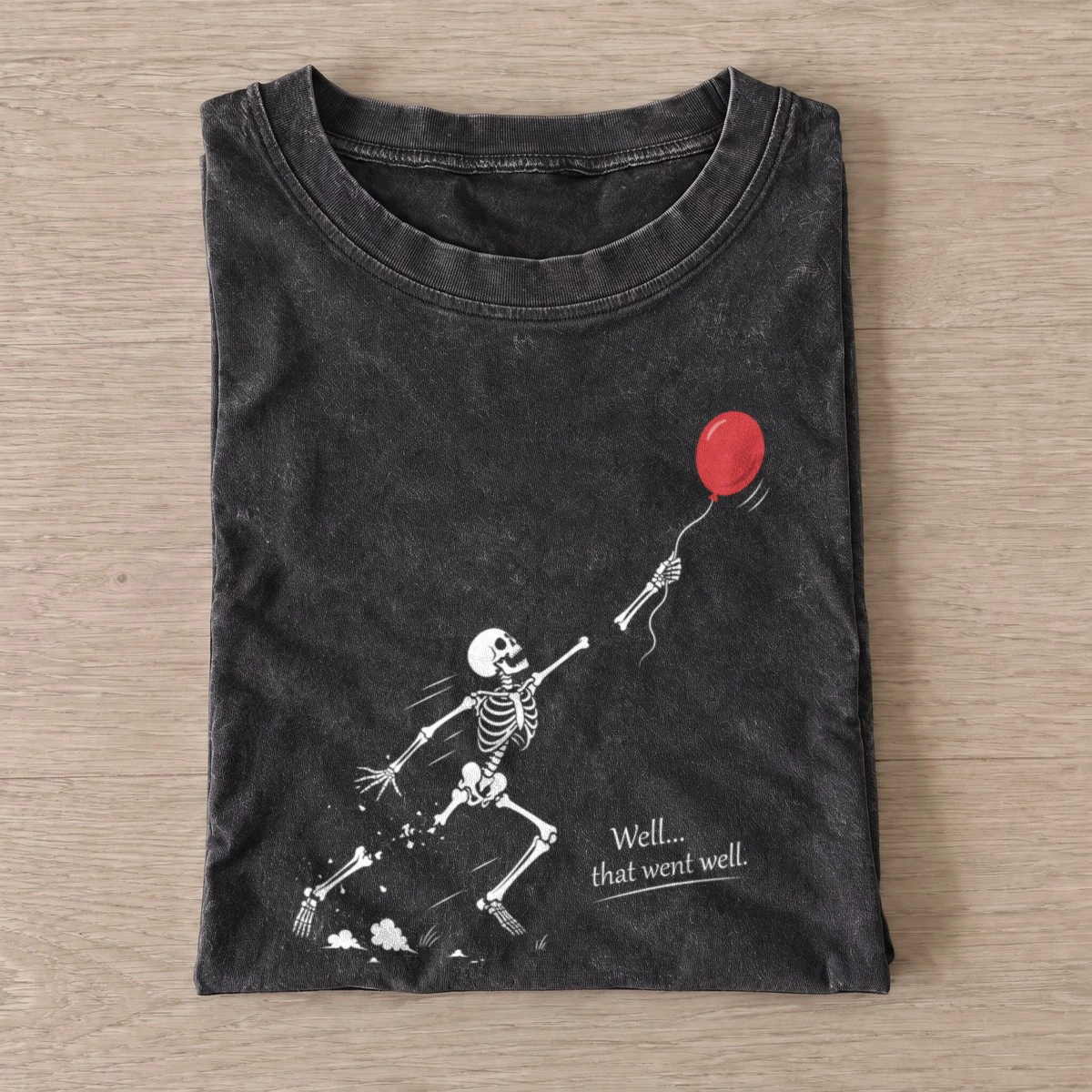 Well that went well vintage t shirt washed20black20well that went well.webp