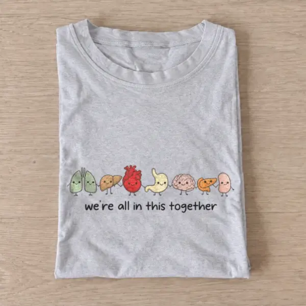Were all in this together organ team t shirt gray20organ team.webp