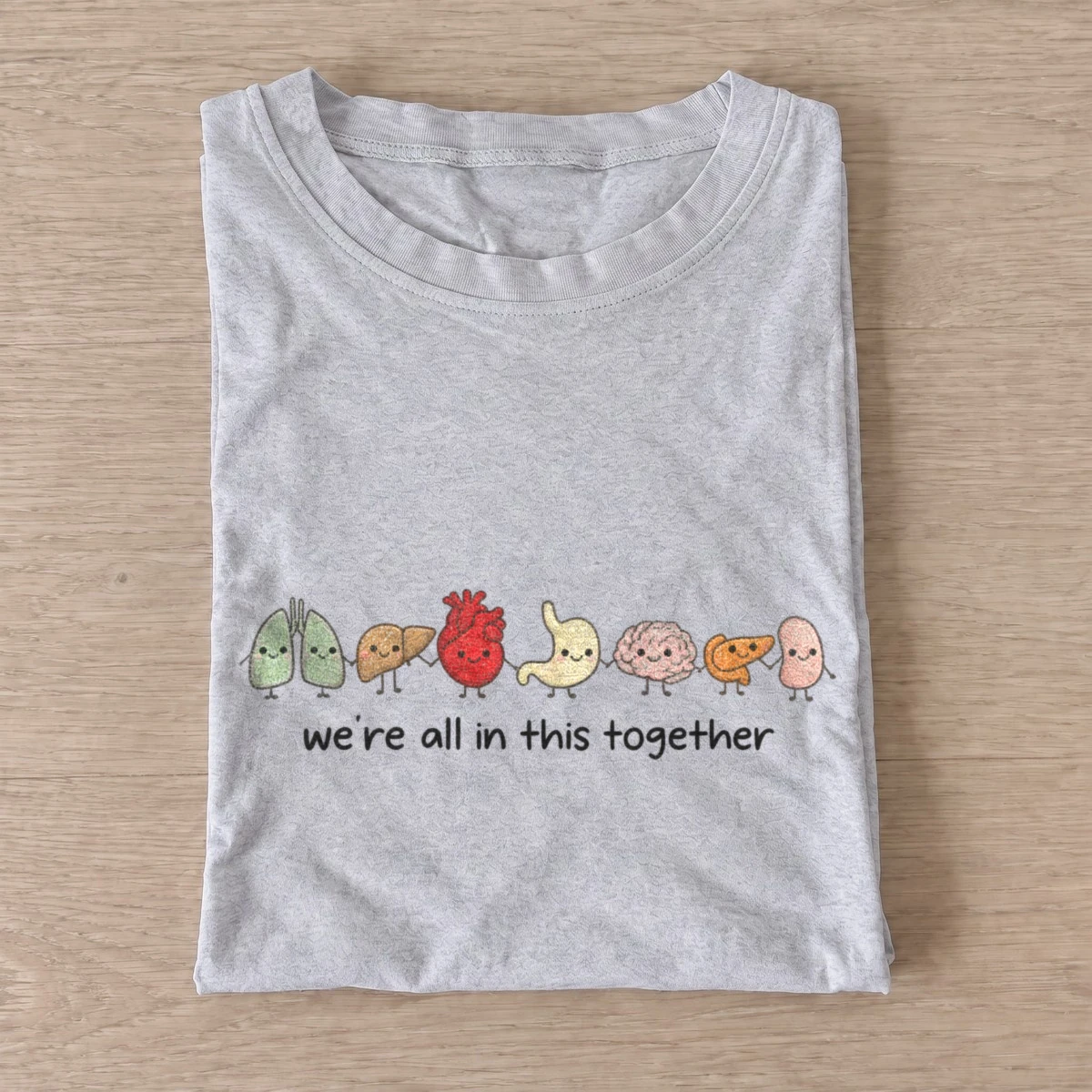 Were all in this together organ team t shirt gray20organ team.webp