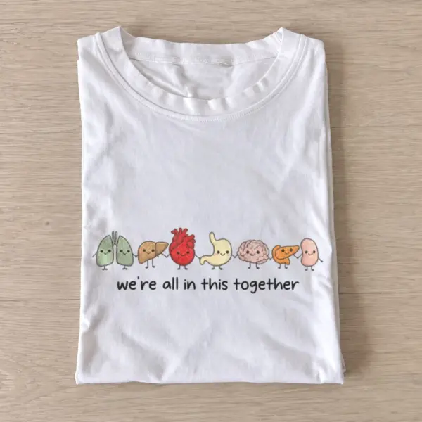 Were all in this together organ team t shirt white20organ team.webp